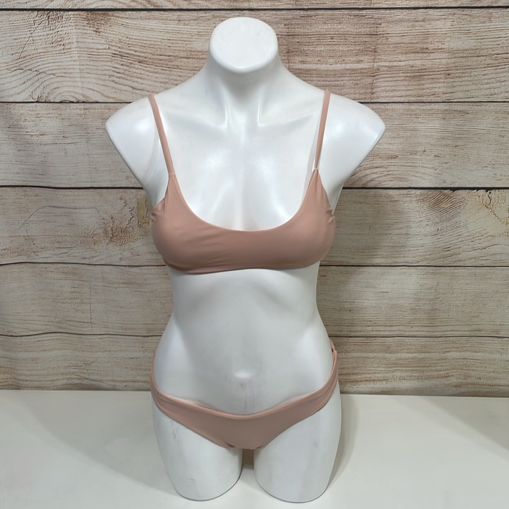 SherryDc Sz M Nude Two Piece Bikini Swimsuit